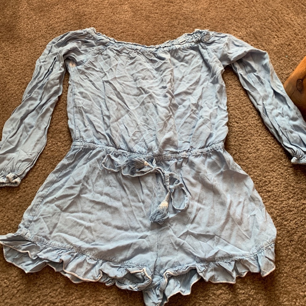 White wash romper